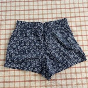 A New Day High Rise Print Shorts - Size M - Blue